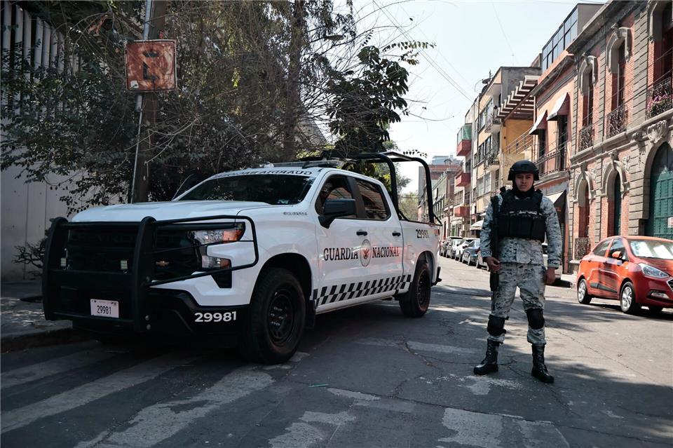 Die Leiche von „El Mencho“ wurde nach seiner Tötung nach Mexiko-Stadt gebracht. Josue Perez/ZUMA Press Wire/dpa