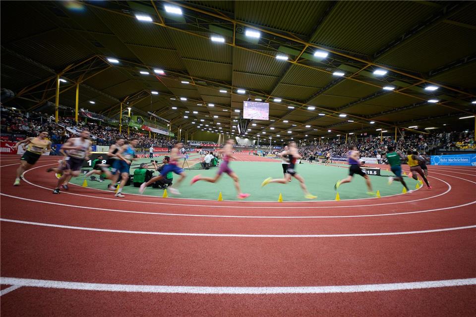 Die Leichtathletik-DM in der Halle steigt 2026 in der Dortmunder Helmut-Körnig-Halle. (Archivbild)Bernd Thissen/dpa