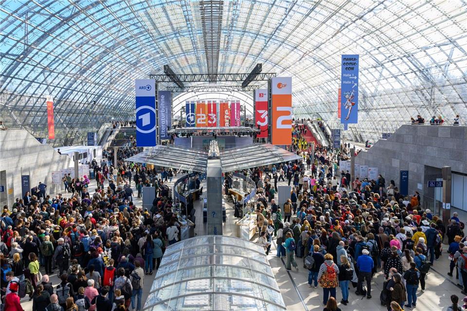 Die Leipziger Buchmesse widmet 2026 ihre neue Programmlinie der Donau. (Archivbild)Hendrik Schmidt/dpa