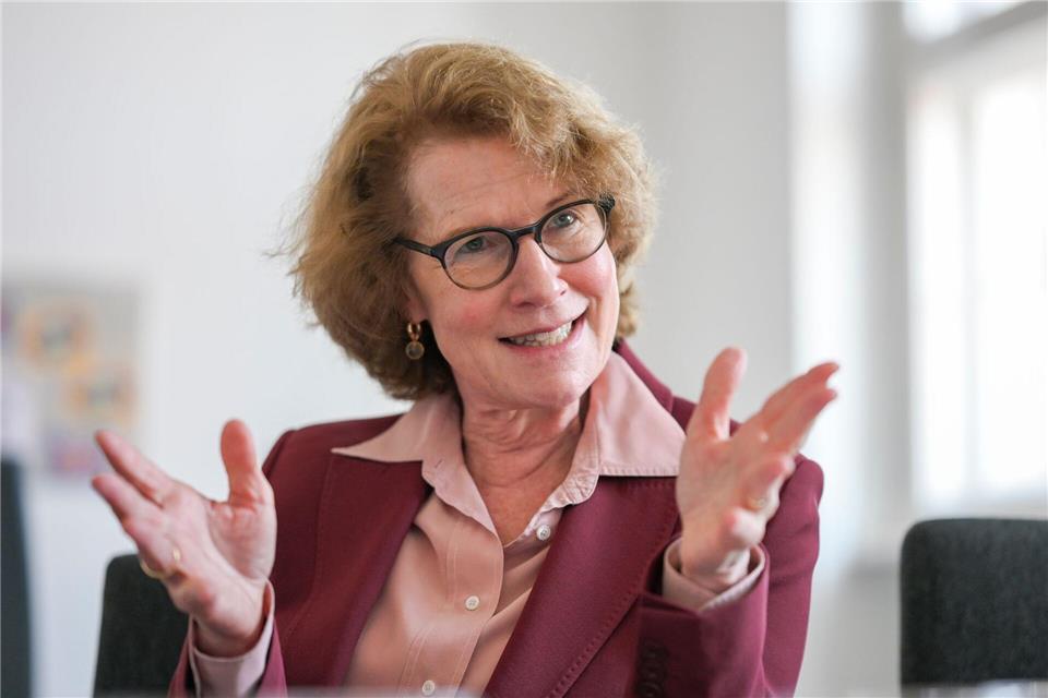 Die Leitende Oberstaatsanwältin Ingrid Jaeger bei einem Pressetermin in der Staatsanwaltschaft Berlin.Jens Kalaene/dpa