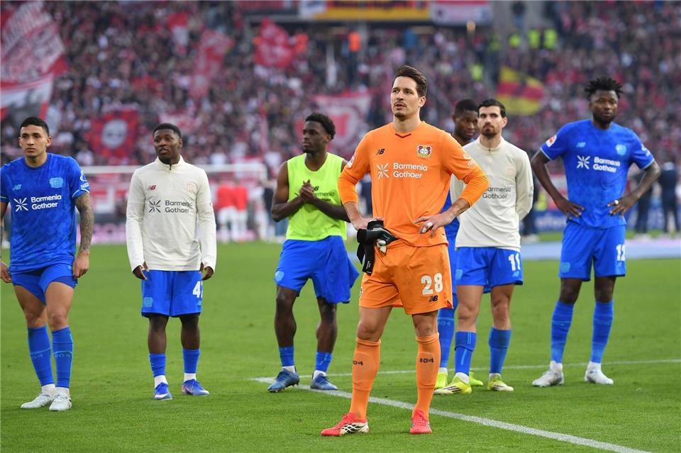Die Leverkusener waren mit dem Punkt in Freiburg nicht zufrieden.Achim Keller/dpa