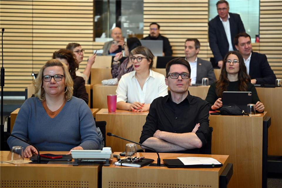 Die Linke-Fraktion hatte eine Sondersitzung des Landtags beantragt, um über das Zalando-Aus in Erfurt zu sprechen. Martin Schutt/dpa