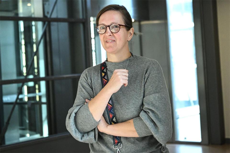 Die Linke stellt mit Hendrikje Klein erstmals eine Präsidentin des Berliner Abgeordnetenhauses.Britta Pedersen/dpa