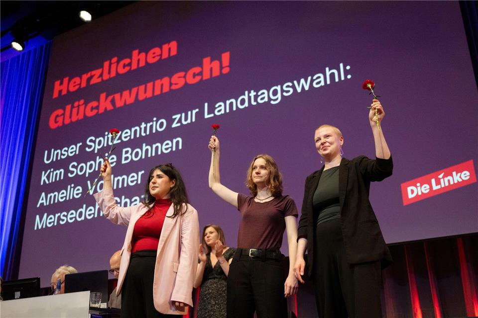Die Linke will im März 2026 in den Landtag einziehen.Marijan Murat/dpa