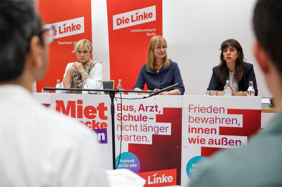 Die Linke will vorherrschende Ängste nicht verschärfen, sondern ihnen anders begegnen. Jan Woitas/dpa