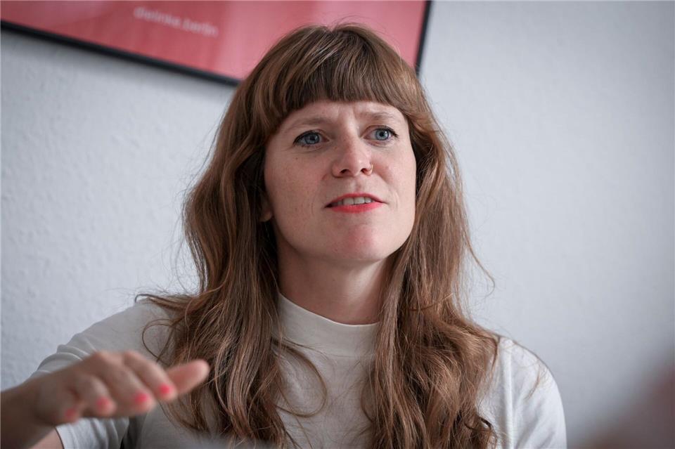 Die Linken-Landesvorsitzende Kerstin Wolter. (Archivbild) Jens Kalaene/dpa
