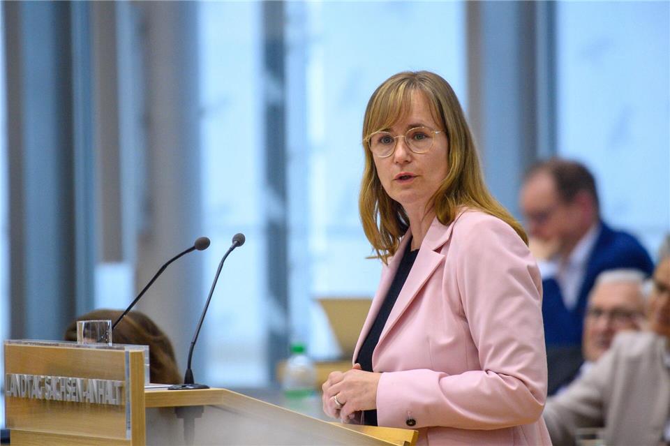Die Linken-Politikerin Eva von Angern will die Landesregierung in die Pflicht nehmen.Klaus-Dietmar Gabbert/dpa