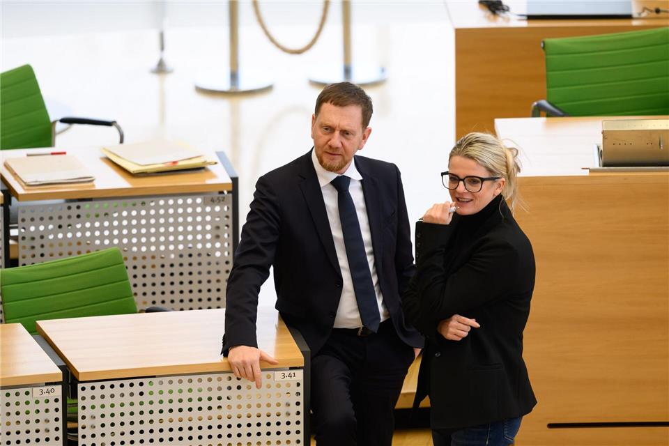 Linke wollen Kretschmer an seinen Taten messen Die Linken wollen im Landtag weiter konstruktive Politik leisten (Archivbild).nRobert Michael/dpa