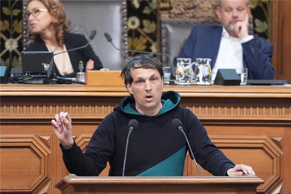 Die Linksfraktion und die AfD sind gegen eine Olympia-Bewerbung Hamburgs.Marcus Brandt/dpa