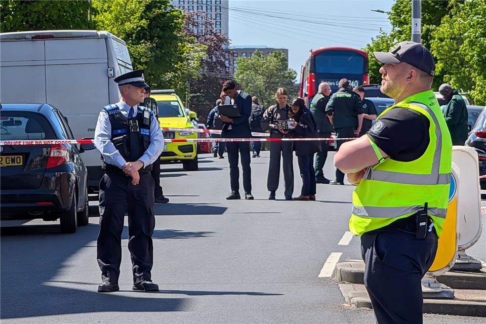Die Londoner Polizei ermittelt in dem Vorfall.Jamie Lashmar/PA Wire/dpa