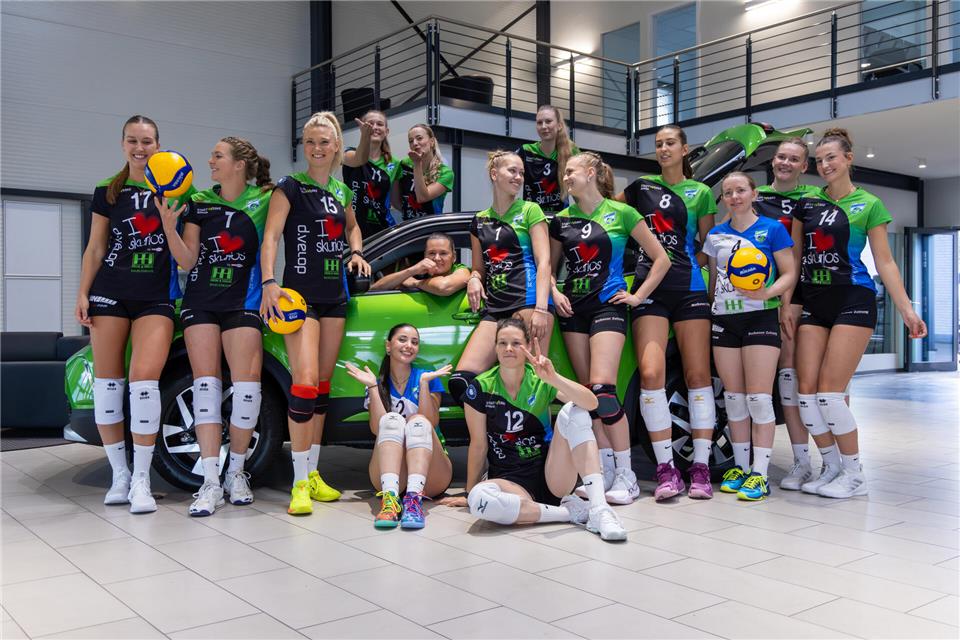 Die Mannschaft, auf der am Sonntag ab 15.30 Uhr die Augen der ganzen Stadt gerichtet sind: die Skurios Volleys Borken.