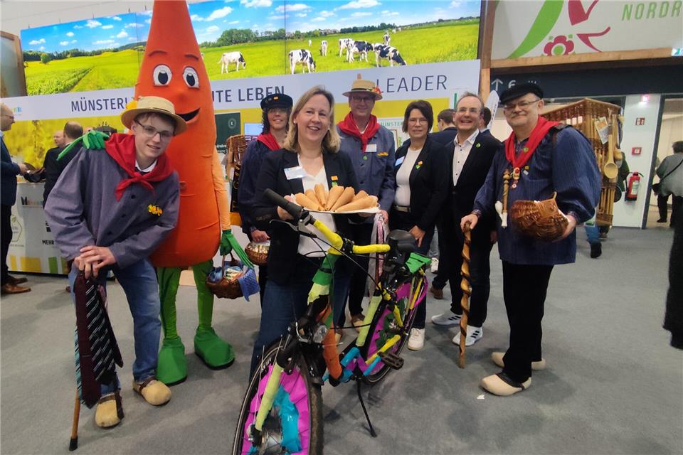 Die Marbecker repräsentieren das Münsterland bei der Grünen Woche in Berlin.