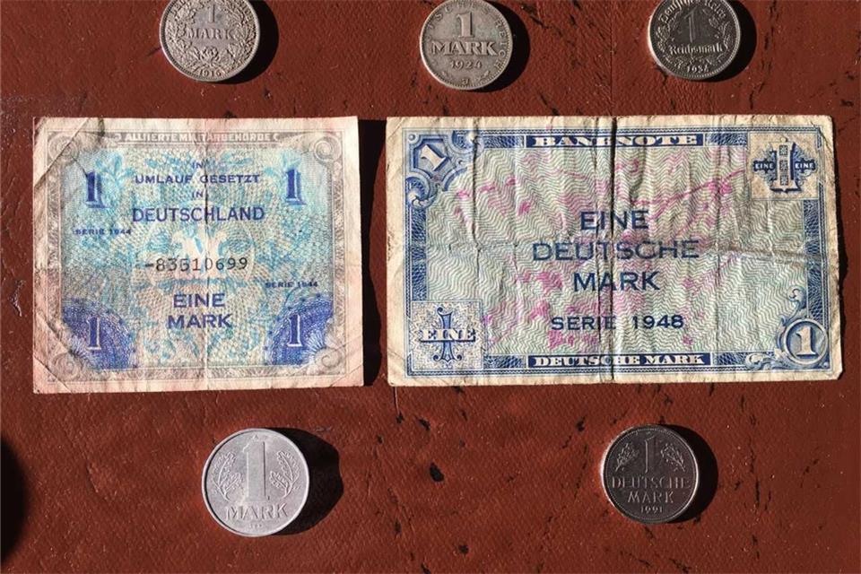 Die Mark wurde vor 150 Jahren zur deutschen Währung.