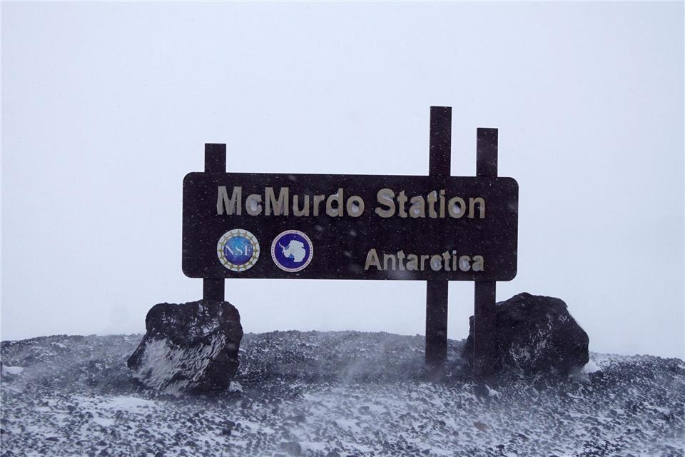 Die McMurdo-Station ist die größte Forschungsstation in der Antarktis.Uncredited/U.S. National Science Foundation/AP/dpa