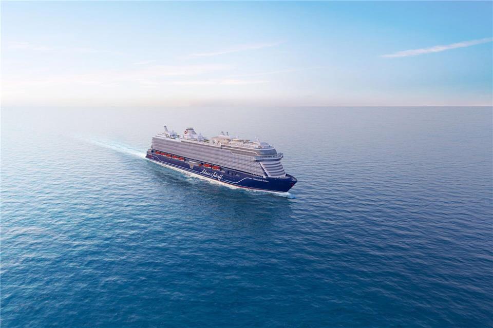 Die „Mein Schiff Relax“ ist das neuste Flottenmitglied bei Tui Cruises - und deren erstes LNG-Schiff.Tui Cruises/dpa-tmn