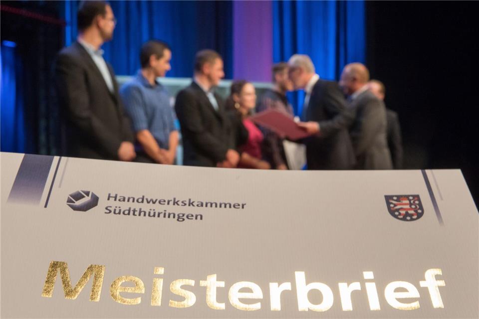 Die Meisterausbildung ist in Thüringen künftig kostenfrei. (Symbolbild) arifoto UG/dpa-Zentralbild/dpa