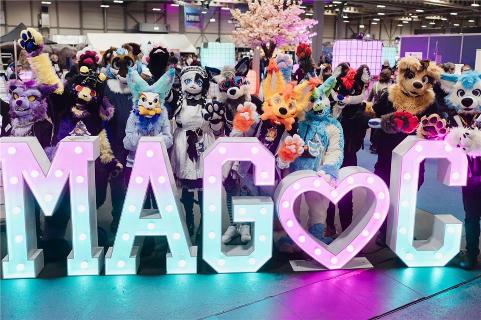 Die Messe Erfurt ist an diesem Wochenende fest in der Hand der Manga- und Gamingszene.Michael Reichel/dpa