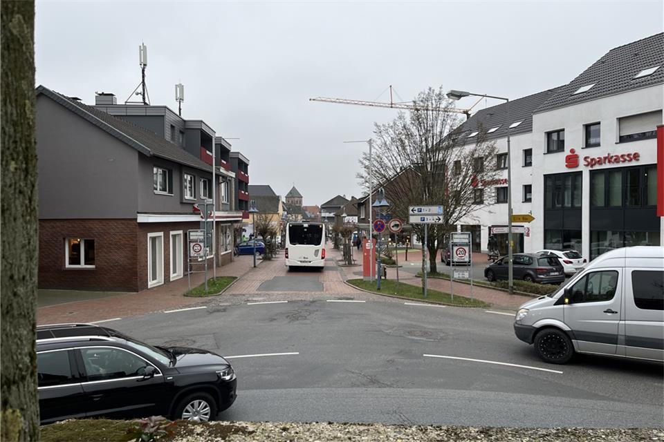 Die Mittelstraße in Schermbeck: Auf die Bürger kommen Steuererhöhungen zu.