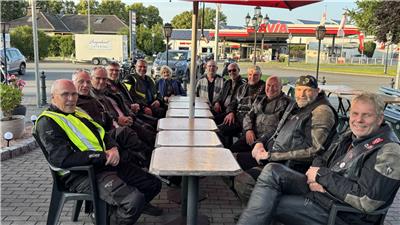 BZ-Volontärin mit den Motorradfreunden Raesfeld-Erle unterwegs 