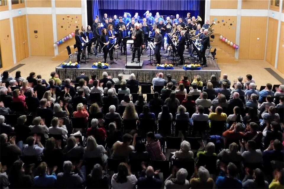 Die Musiker des Musikvereins Burlo begeisterten das Publikum mit vielen magischen Momenten.