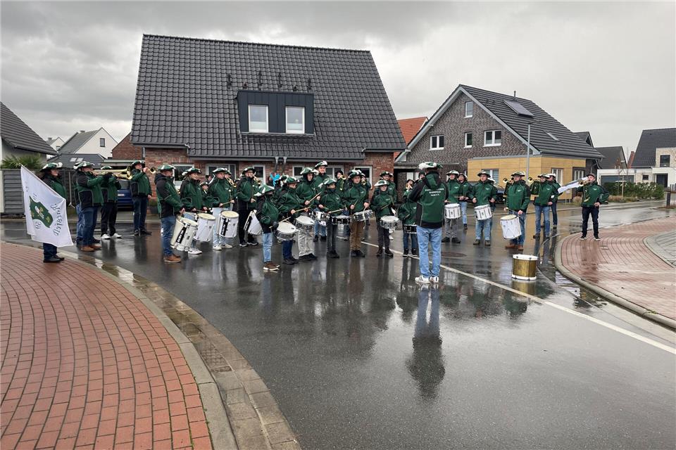 Die Musiker sind an Silvester in Raesfeld unterwegs.