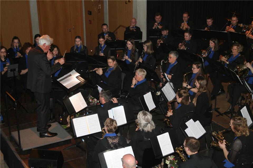 Die Musikkapelle Burlo hat am Samstagabend ihr Jahreskonzert im Forum Mariengarden gegeben.