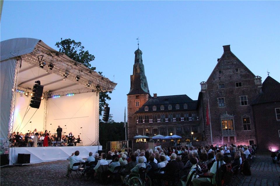 Die Musiklandschaft am Schloss wird es mit einer verringerten Zuhörerzahl geben.