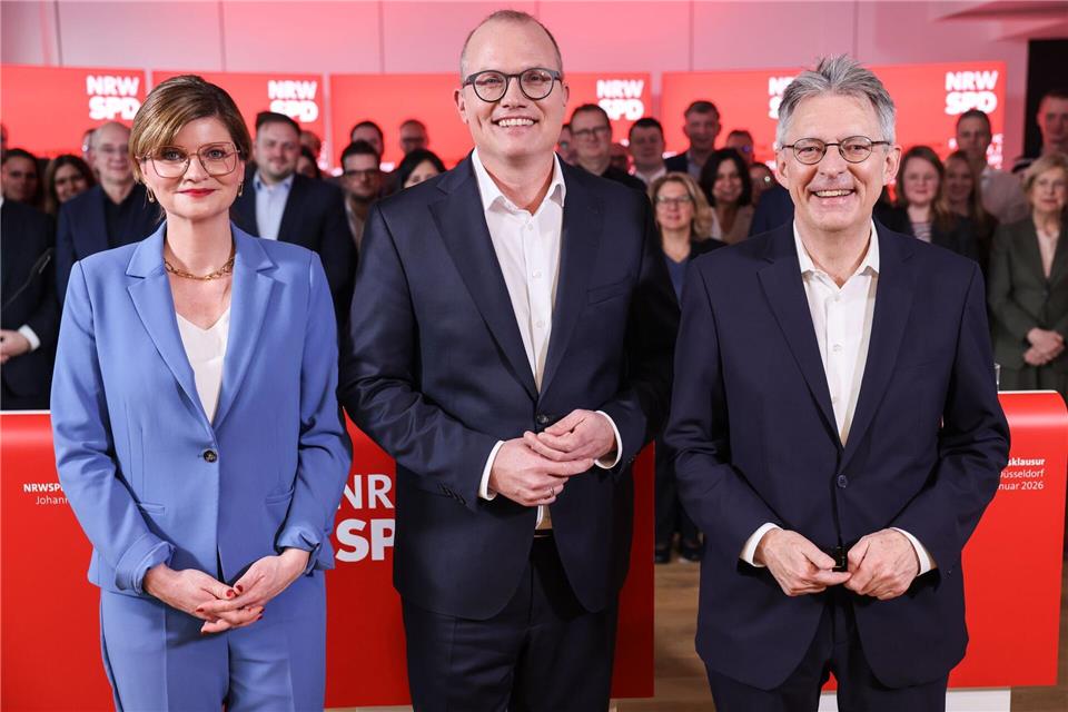 Die NRW-SPD beginnt schon mehr als ein Jahr vor der Landtagswahl die Aufholjagd.Oliver Berg/dpa