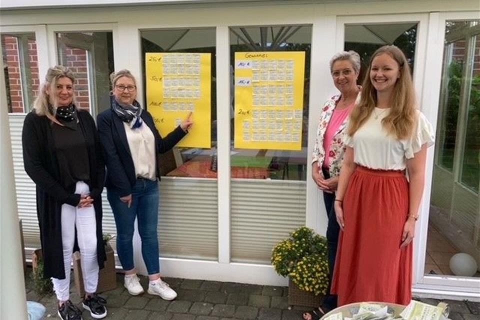 Die Namen der Gewinner der Verlosung sind als Aushang in den teilnehmenden Betrieben zu finden.