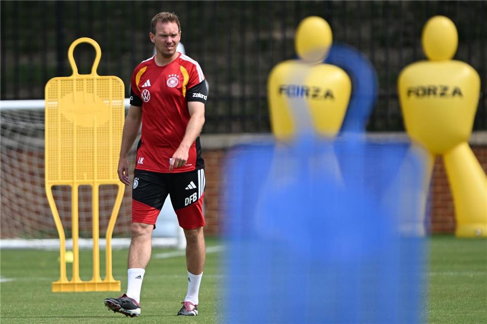 Die Nationalmannschaft hat im WM-Camp drei Trainingsplätze zur Verfügung. Federico Gambarini/dpa