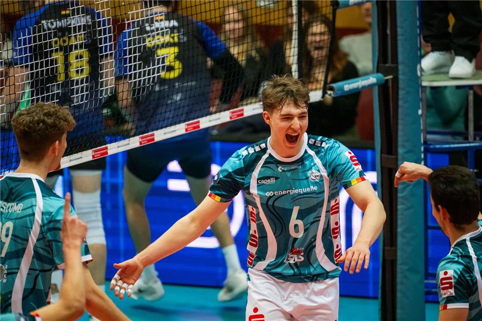 Die Netzhoppers schüttelten den ersten Satz schnell ab. (Archivbild)Julius Frick/dpa