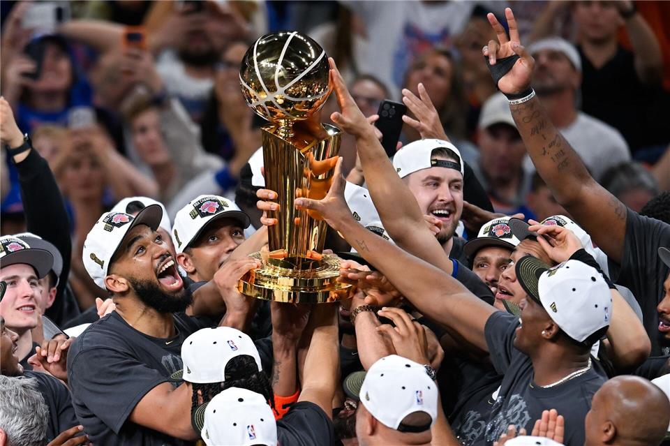 Die New York Knicks sind NBA-Chamion.Darren Abate/FR115 AP/AP/dpa