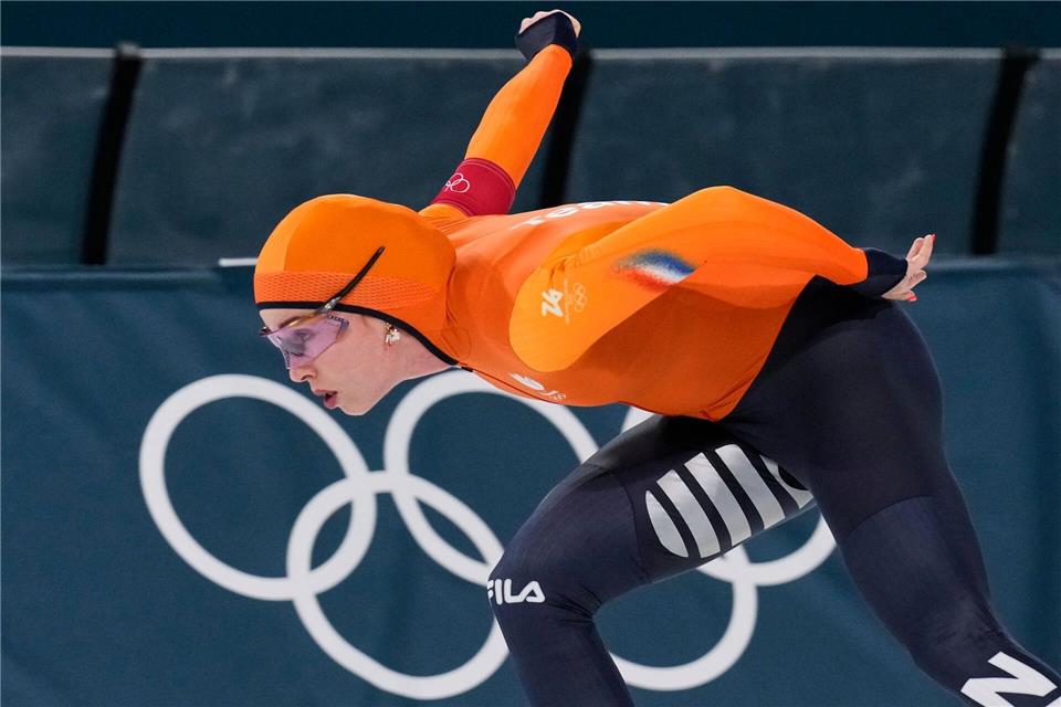 Die Niederländerin Antoinette Rijpma-de Jong holte sich ihren ersten Olympiasieg.Luca Bruno/AP/dpa