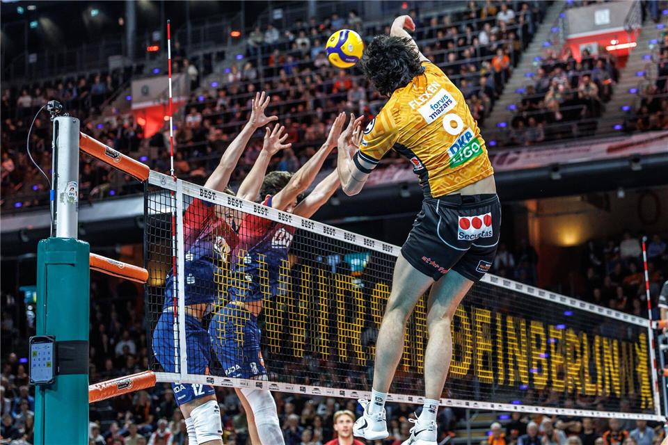 Die Niedersachsen machten den Berlinern große Probleme.Andreas Gora/dpa