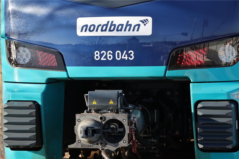 Die Nordbahn hat alle Zugfahrten am Freitag zunächst abgesagt. (Archivbild)Christian Charisius/dpa