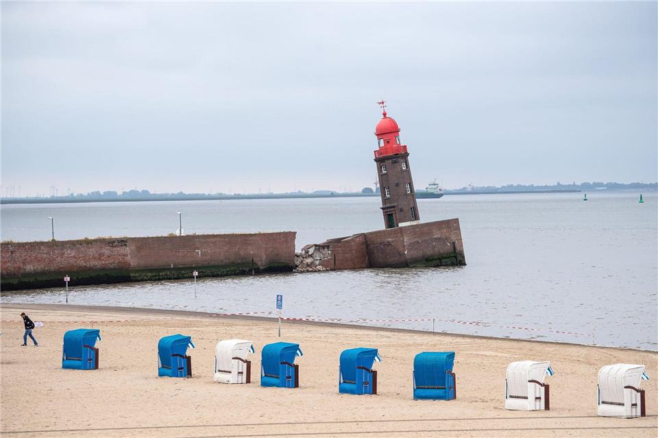 Die Nordmole in Bremerhaven soll neu gebaut werden. (Archivbild)Sina Schuldt/dpa