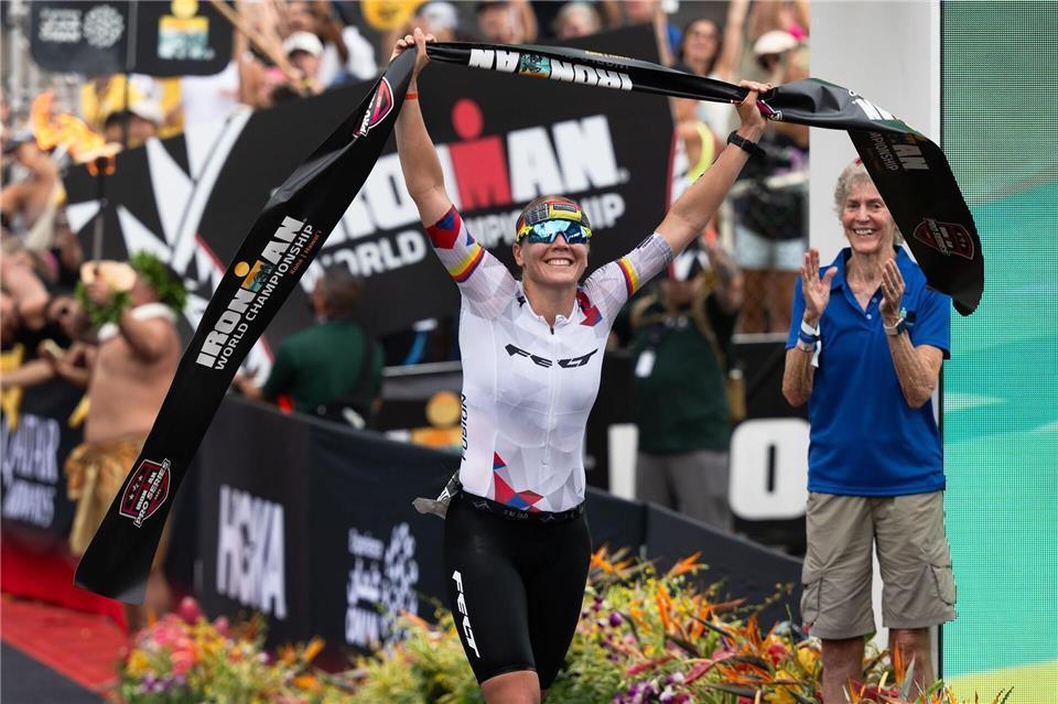 Die Norwegerin Solveig Løvseth holte sich überraschend den Sieg auf Hawaii.BEAUTIFUL SPORTS/Hilger/BEAUTIFUL SPORTS/dpa