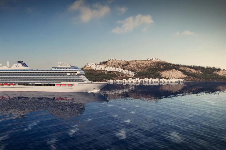 Die „Oceania Sonata“ bietet viel Platz für die zahlungskräftigen Reisenden.Oceania Cruises/dpa-tmn