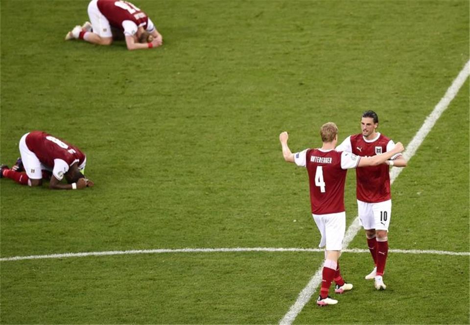 Die Österreicher jubelten kurz und bereiten sich nun auf Italien vor.