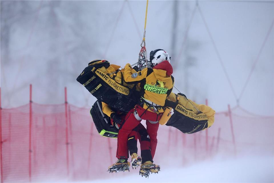 Die Österreicherin Magdalena Egger stürzte in Zauchensee schwer.Marco Trovati/AP/dpa