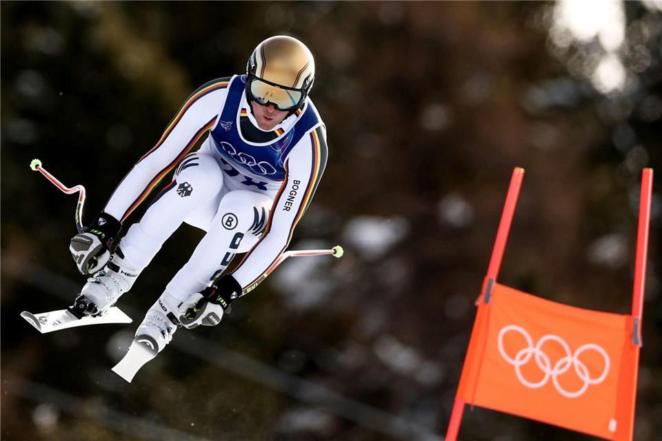 Die Olympia-Rennen von Simon Jocher in Bormio kann Freundin Coletta Rydzek nur vom TV aus verfolgen.Gabriele Facciotti/AP/dpa