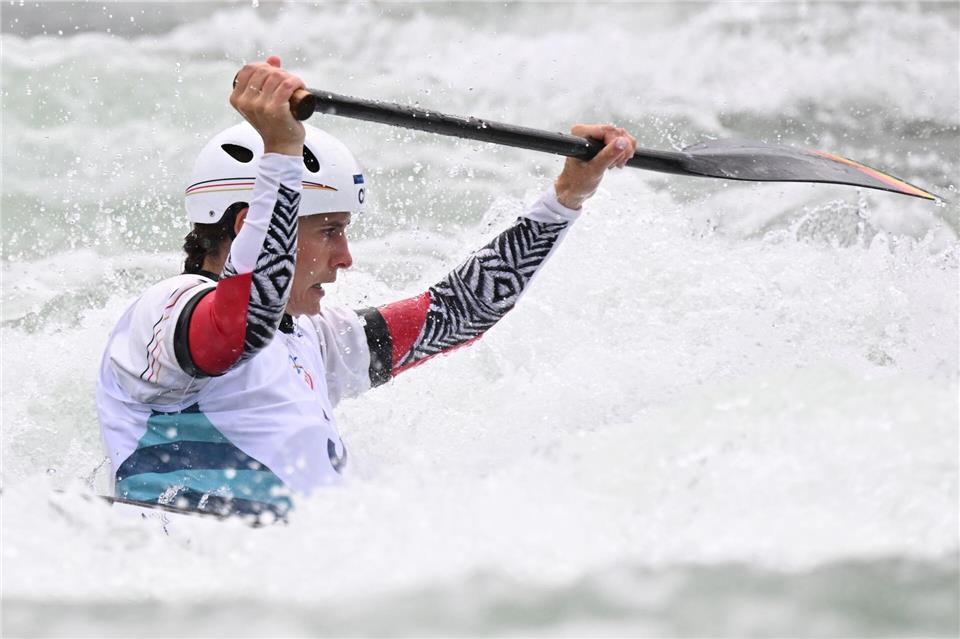 Die Olympia-Zweite Elena Lilik fuhr beim Weltcup in Tacen zum Sieg. (Archivbild)Sebastian Kahnert/dpa