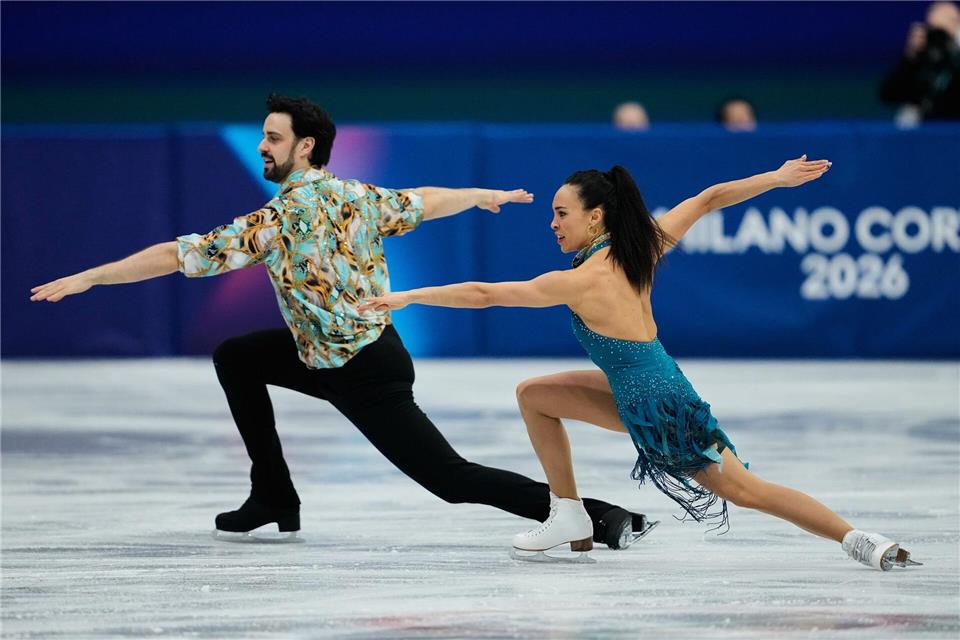 Die Olympischen Spiele sind für Jennifer Janse van Rensburg (r) und Benjamin Steffan (l) schon wieder vorbei.Ashley Landis/AP/dpa