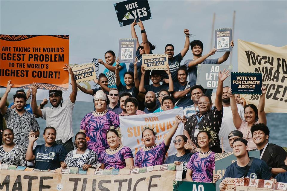 Die Pacific Islands Students Fighting Climate Change (PISFCC) zählen zu den diesjährigen Alternativen Nobelpreisträgern.Only Idea Studios/PISFCC/Right Livelihood/dpa