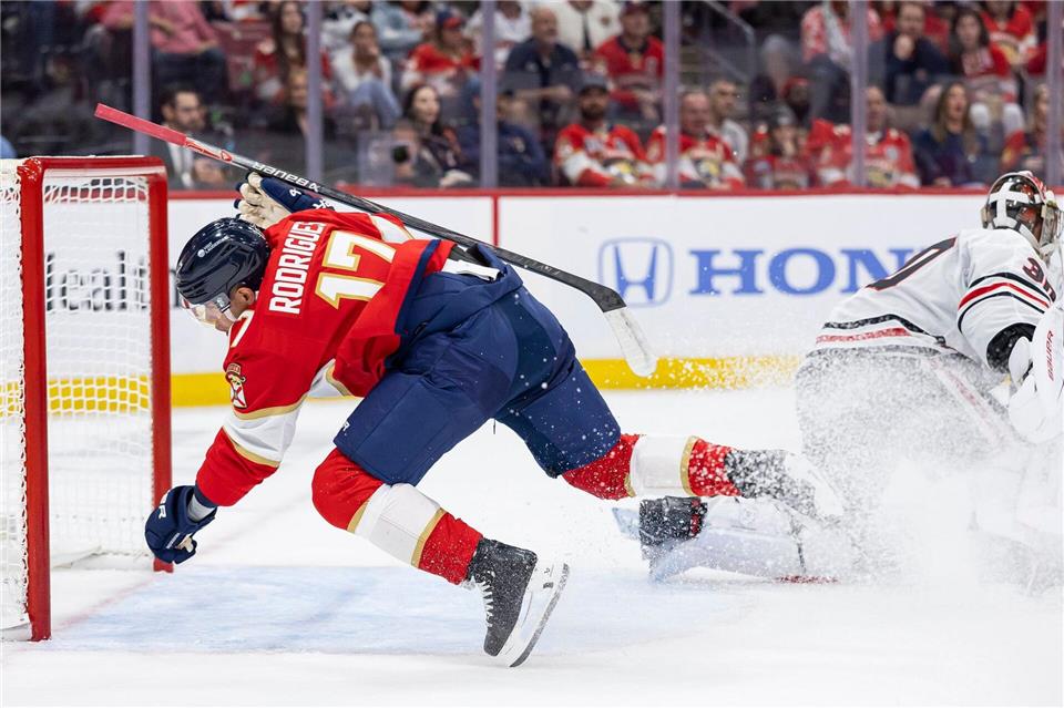 Florida Panthers eröffnen NHL-Saison mit Heimsieg Die Panthers holten zum Start einen Heimsieg.Matias J. Ocner/TNS via ZUMA Press Wire/dpa