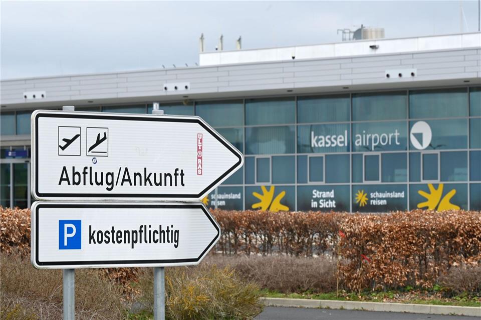 Die Passagierzahlen am Kassel Airport liegen weit unter den Prognosen. (Archivbild)Uwe Zucchi/dpa