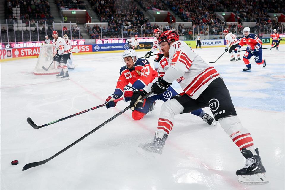Die Pinguins Bremerhaven in der Champions League.Christian Merz/KEYSTONE/dpa