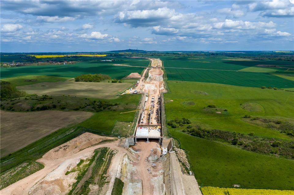 Die Planungen für die Autobahn begannen schon vor Jahrzehnten. Jan Woitas/dpa