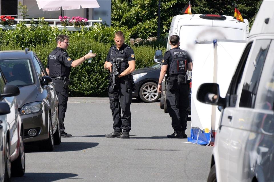 Die Polizei fahndet nach dem Täter. Hüneke/dpa