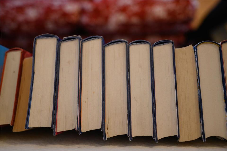 Die Polizei warnt vor Betrugsmaschen beim Verkauf von Büchern. (Symbolbild)Robert Michael/dpa